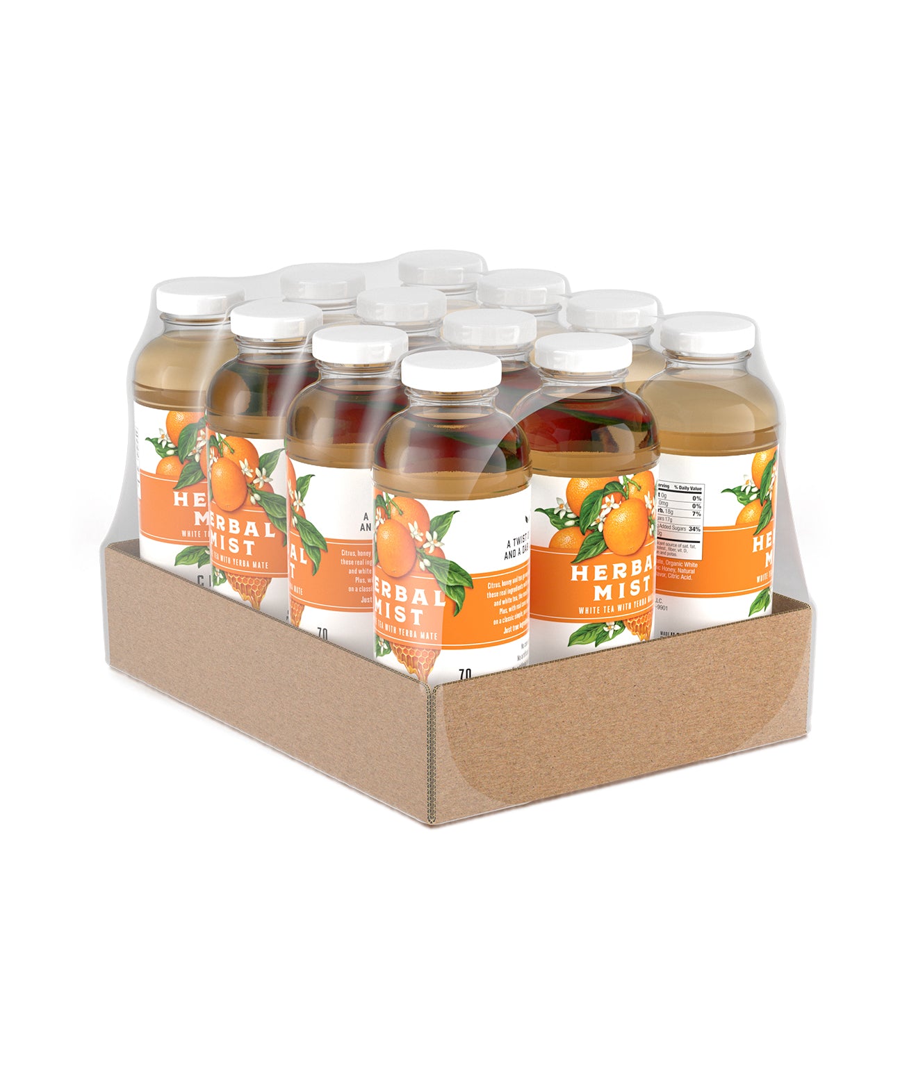 Citrus Honey White Tea & Yerba Mate (12-Pack)