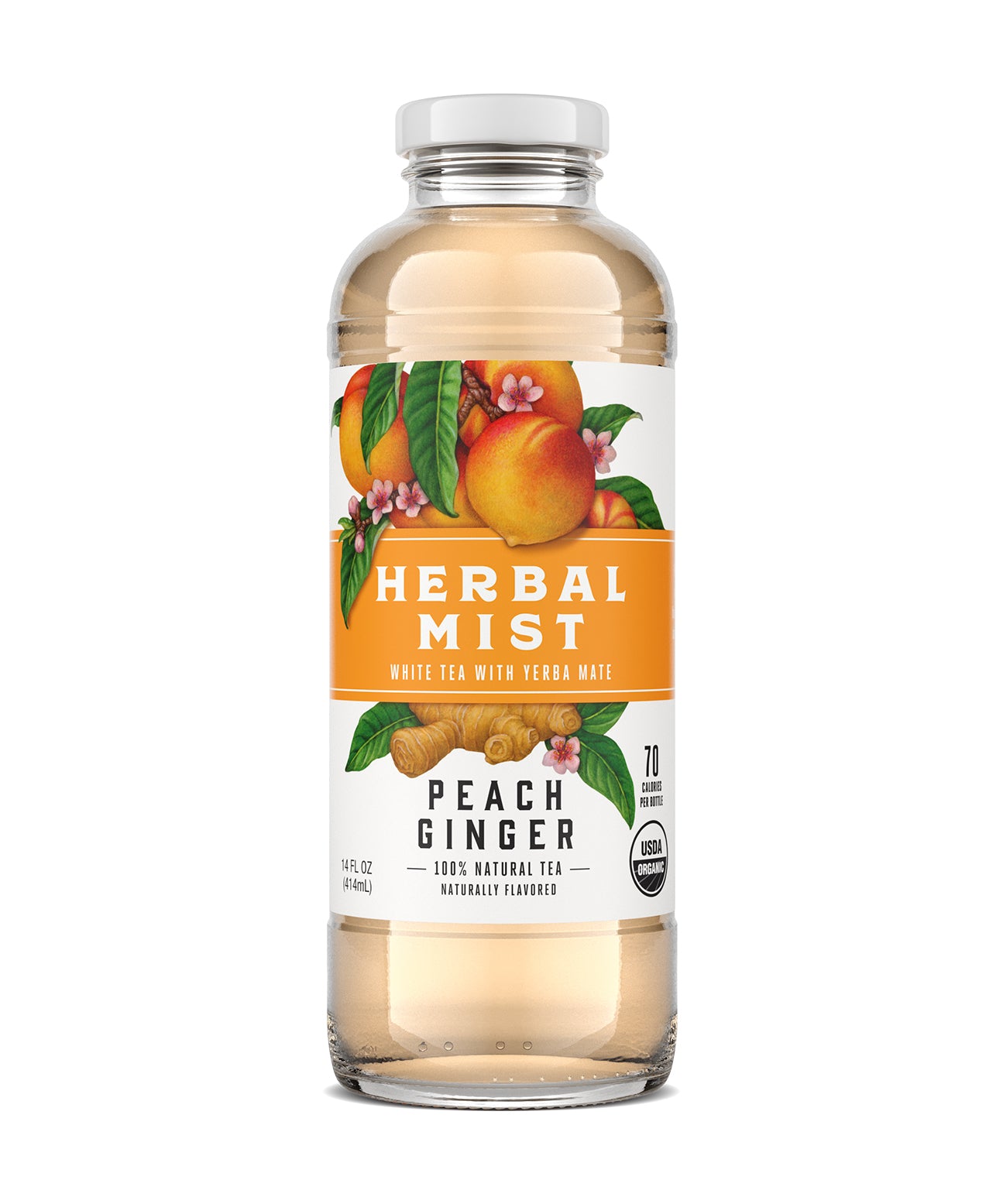 Peach Ginger White Tea & Yerba Mate (12-Pack)
